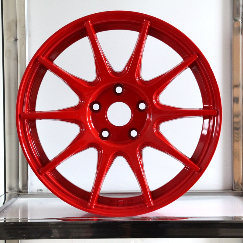 17inch red color 1040 aluminum wheels