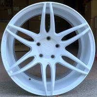 18inch white color alloy rims used for toyota 5holes car